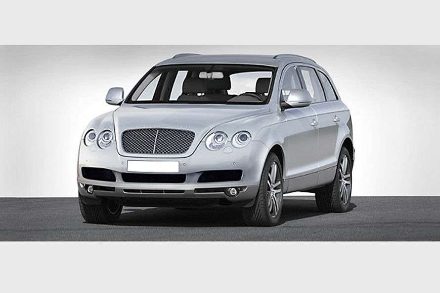 Возможно, новый внедорожник от Bentley будет выглядеть примерно так. Коллаж - Auto Motor und Sport
