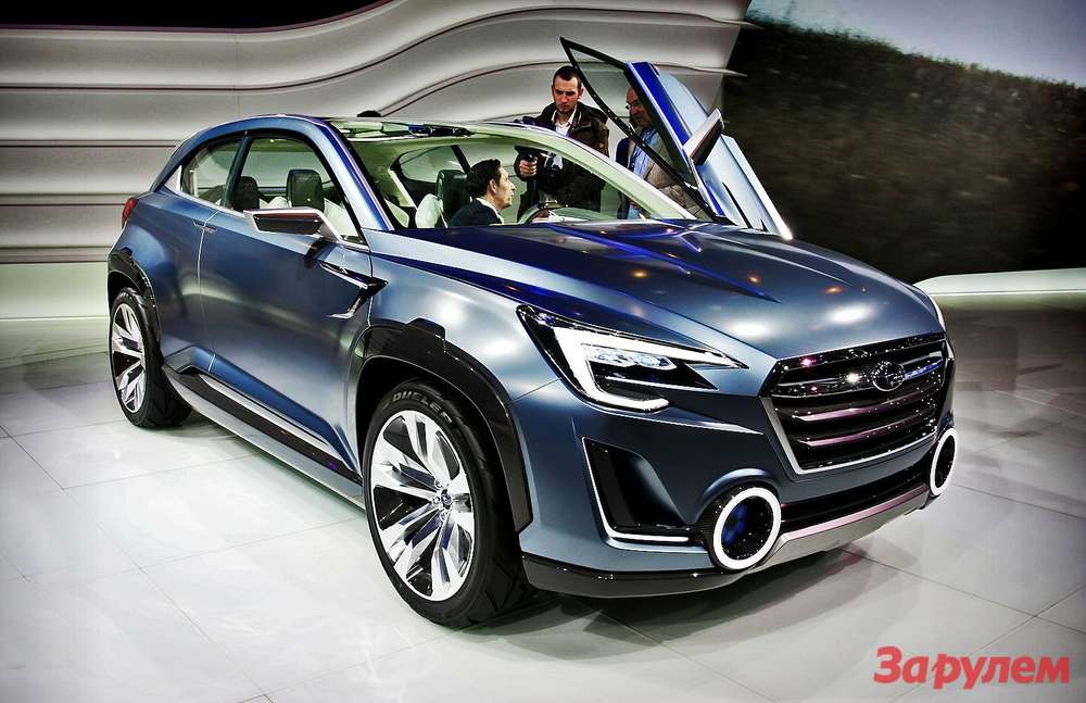 Subaru представила концепт гибрида Viziv 2 и новую WRX STI