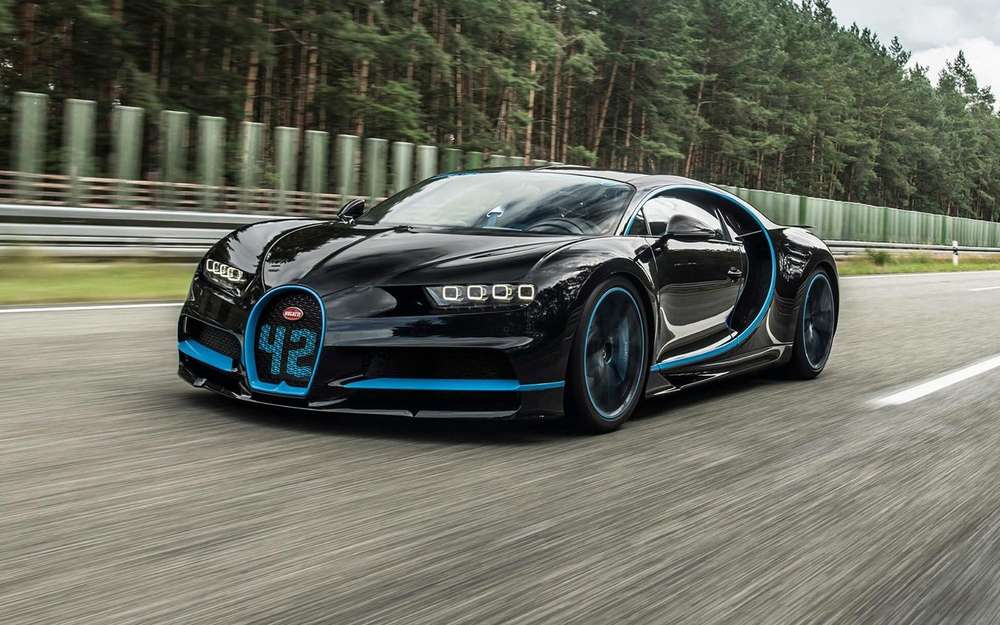 0-400-0 км/ч - видео рекордного заезда Bugatti Chiron
