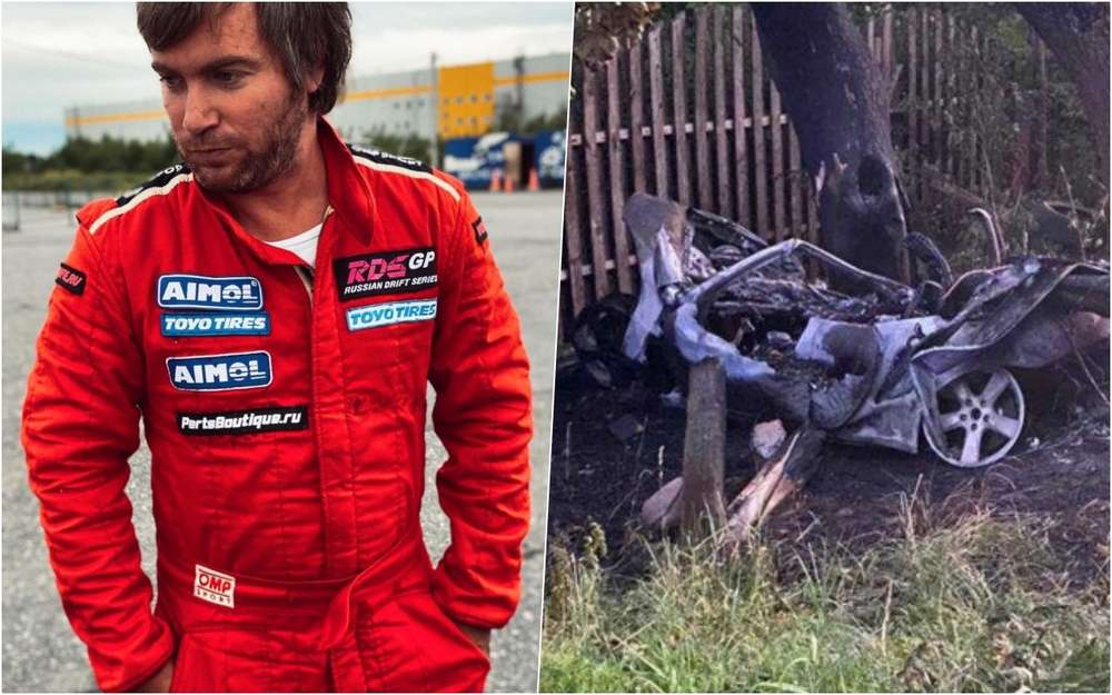 Известный автогонщик сгорел в своем Porsche после ДТП