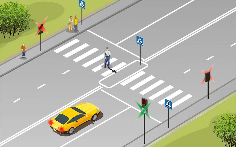 Ловушка с пешеходом на «зебре» - 80% водителей не знают, как поступить