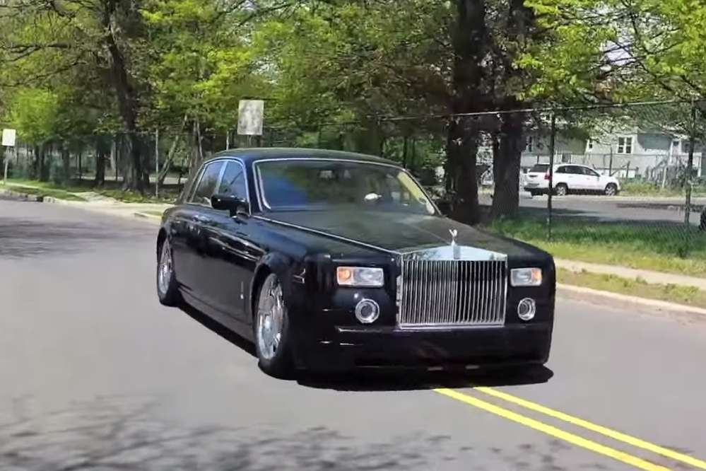 В США засветился самый «убитый» Rolls-Royce Phantom