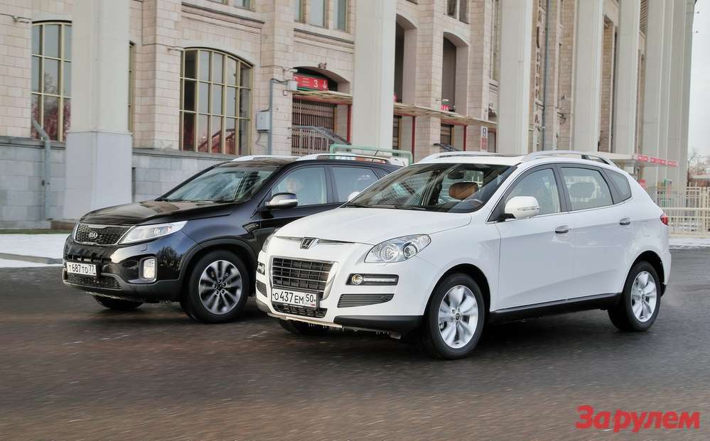 Kia Sorento Premium (1 659 000 руб.) и Luxgen7 SUV «Престиж» (1 610 000 руб.)