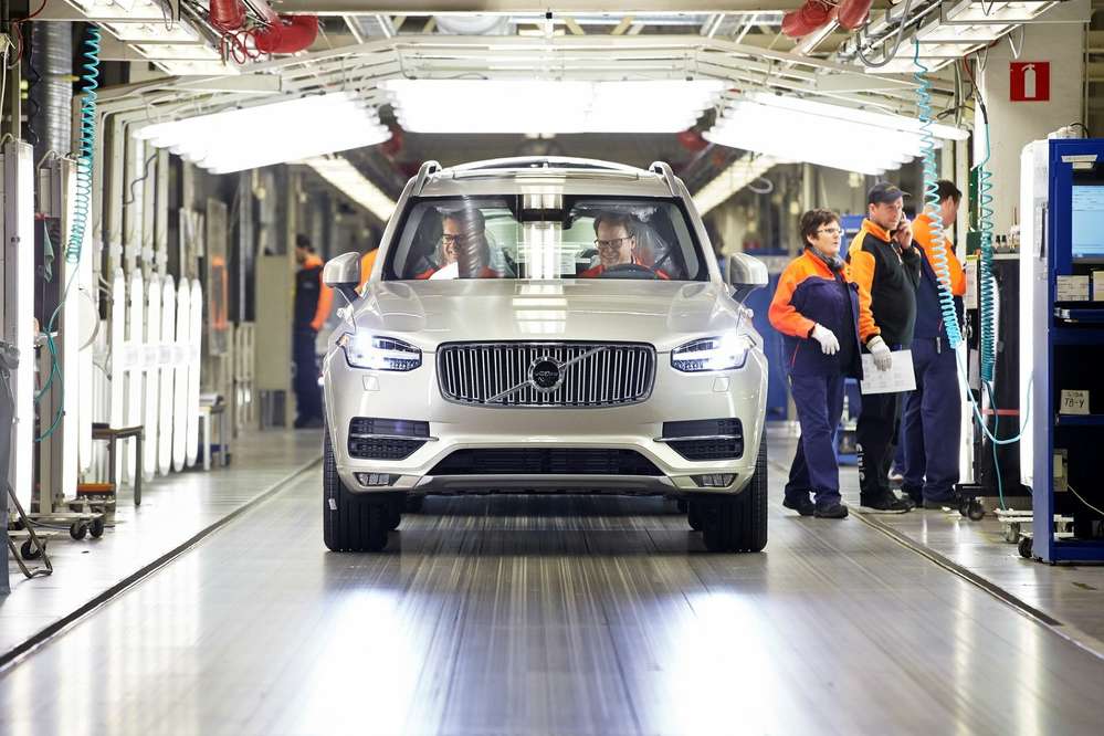 Volvo увеличит выпуск XC90 в Швеции вслед за ростом заказов