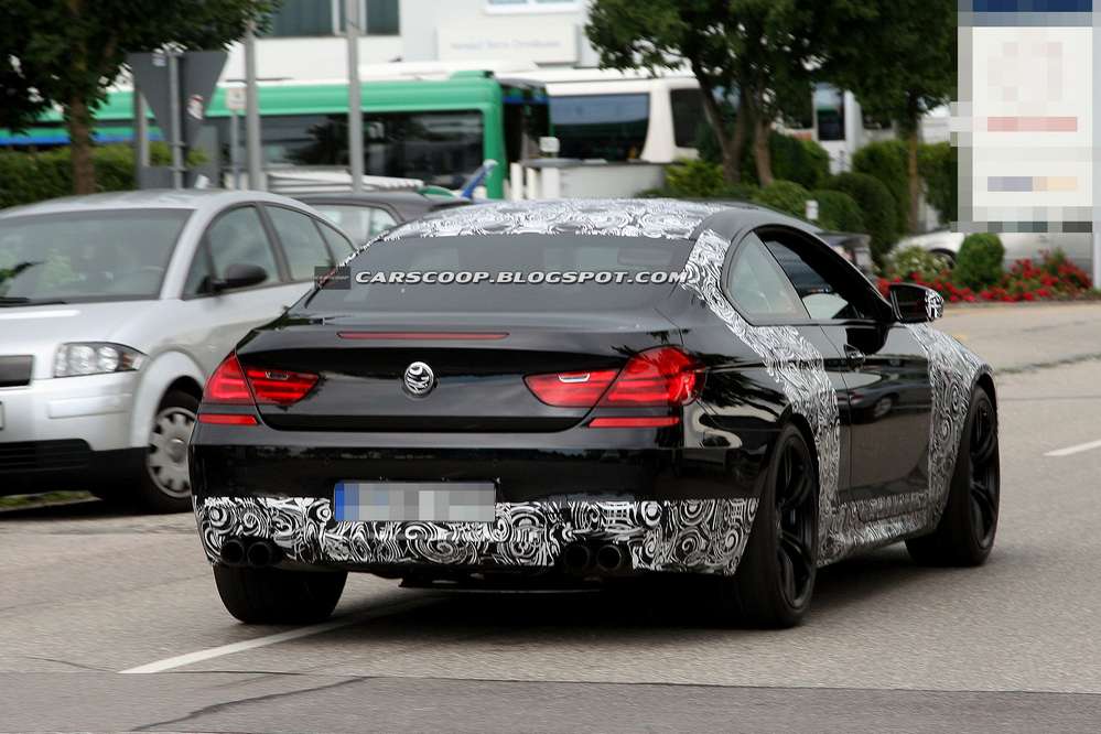 BMW M6 попал в объектив во время испытаний