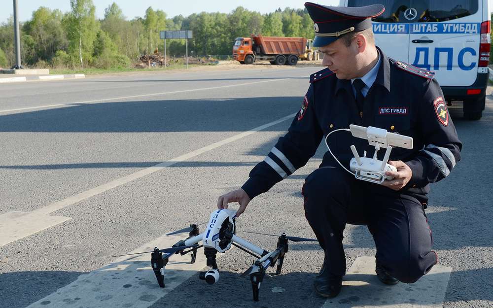 ГИБДД использует дроны для выявления нарушителей в 17 регионах