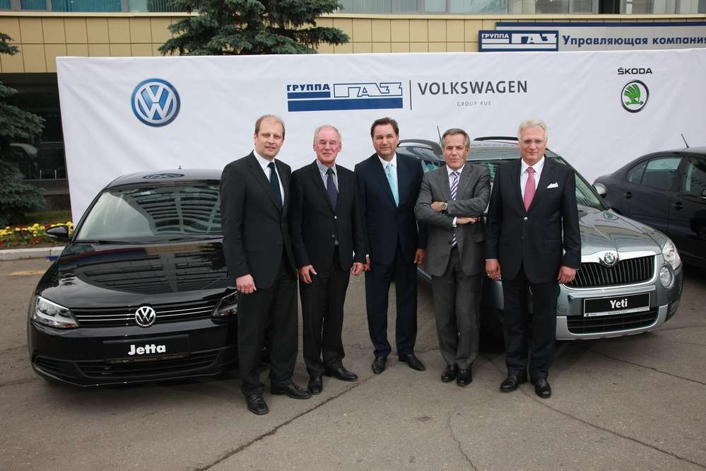 VW и ГАЗ инвестируют в совместный проект 200 млн. EUR
