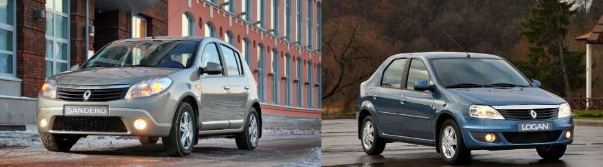 Renault продала в России полмиллиона Logan и 150 тыс. Sandero