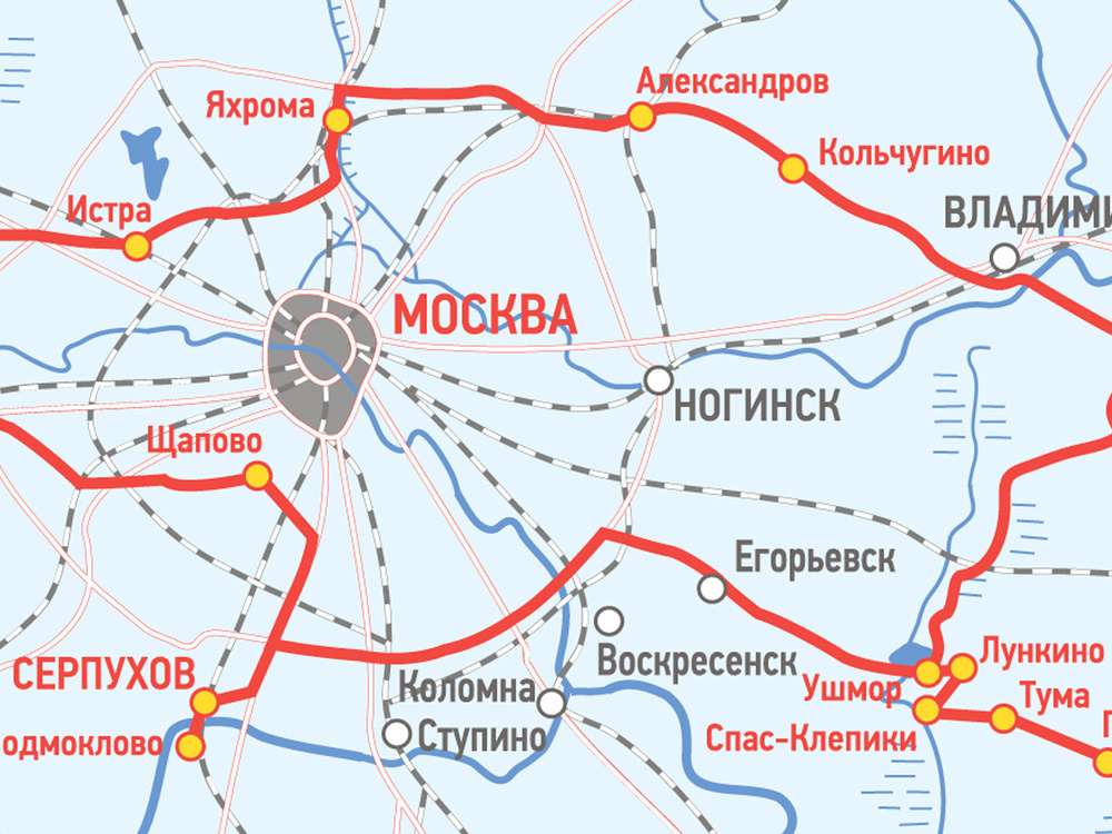 Тысяча километров России: вокруг Москвы