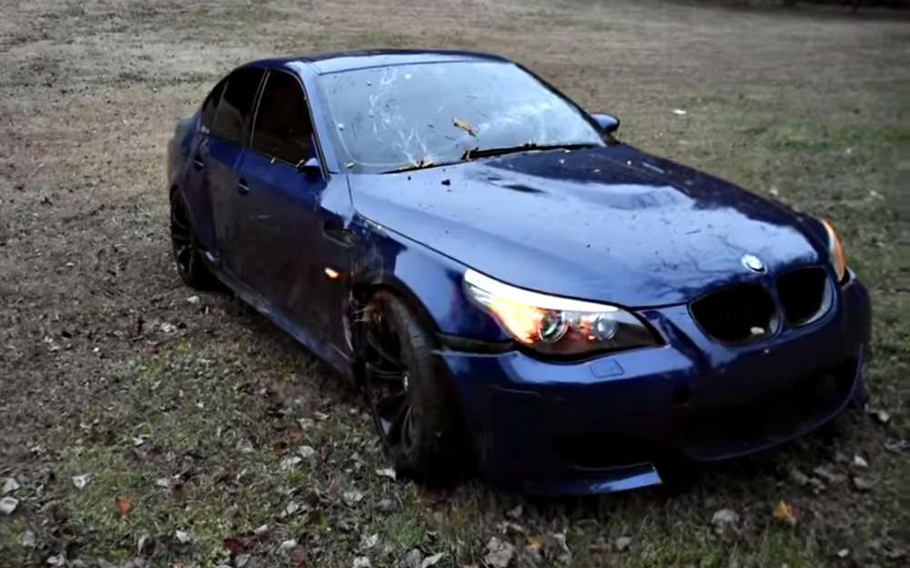 История неудачи любимого BMW: покрасил и разбил