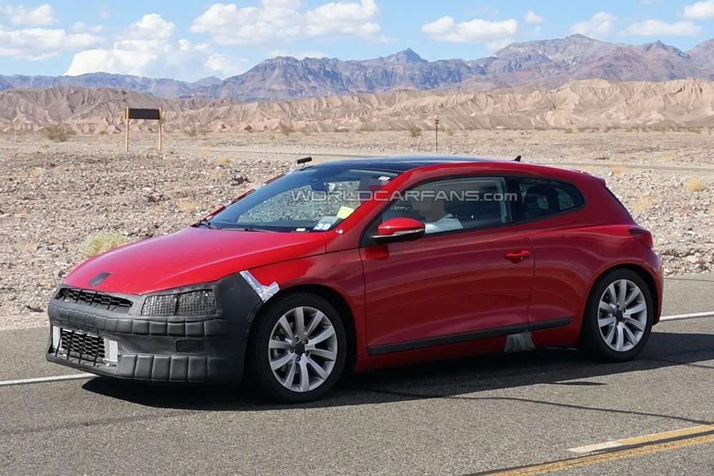 Обновленный VW Scirocco получит новый мощный мотор