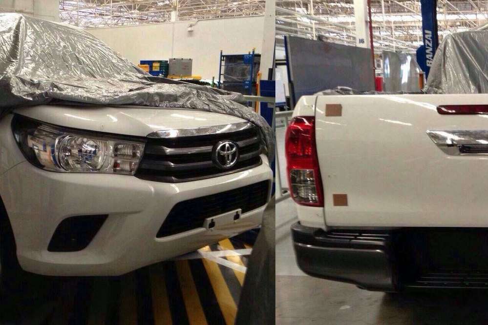 Появились первые фото нового пикапа Toyota Hilux