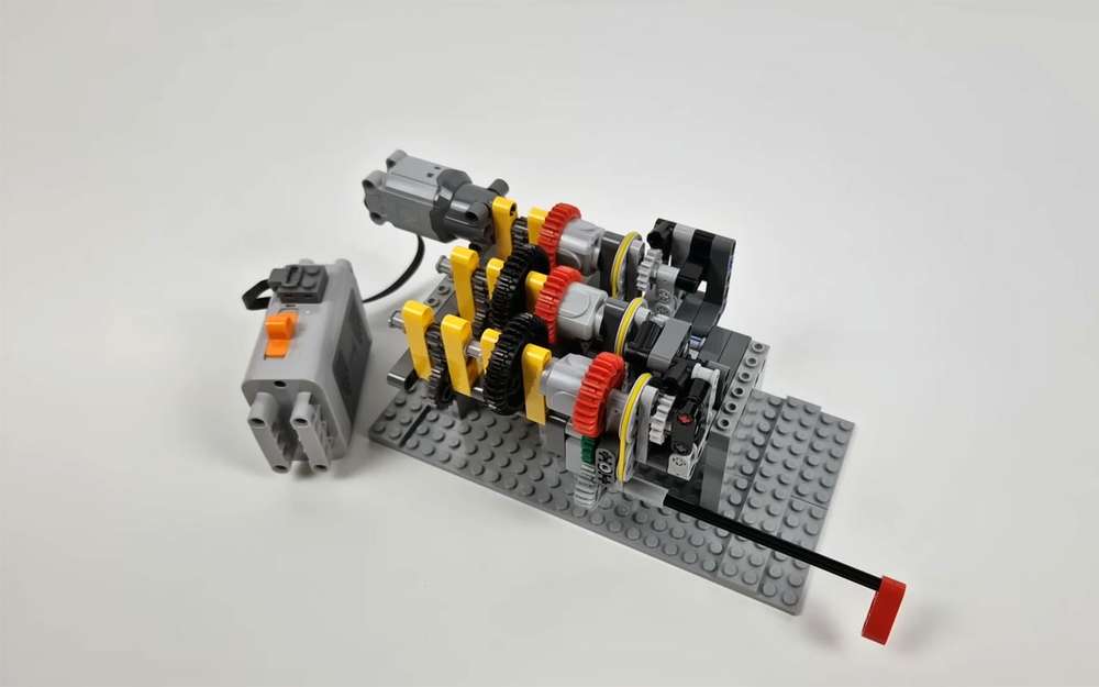 Вариатор из Lego в действии - видео