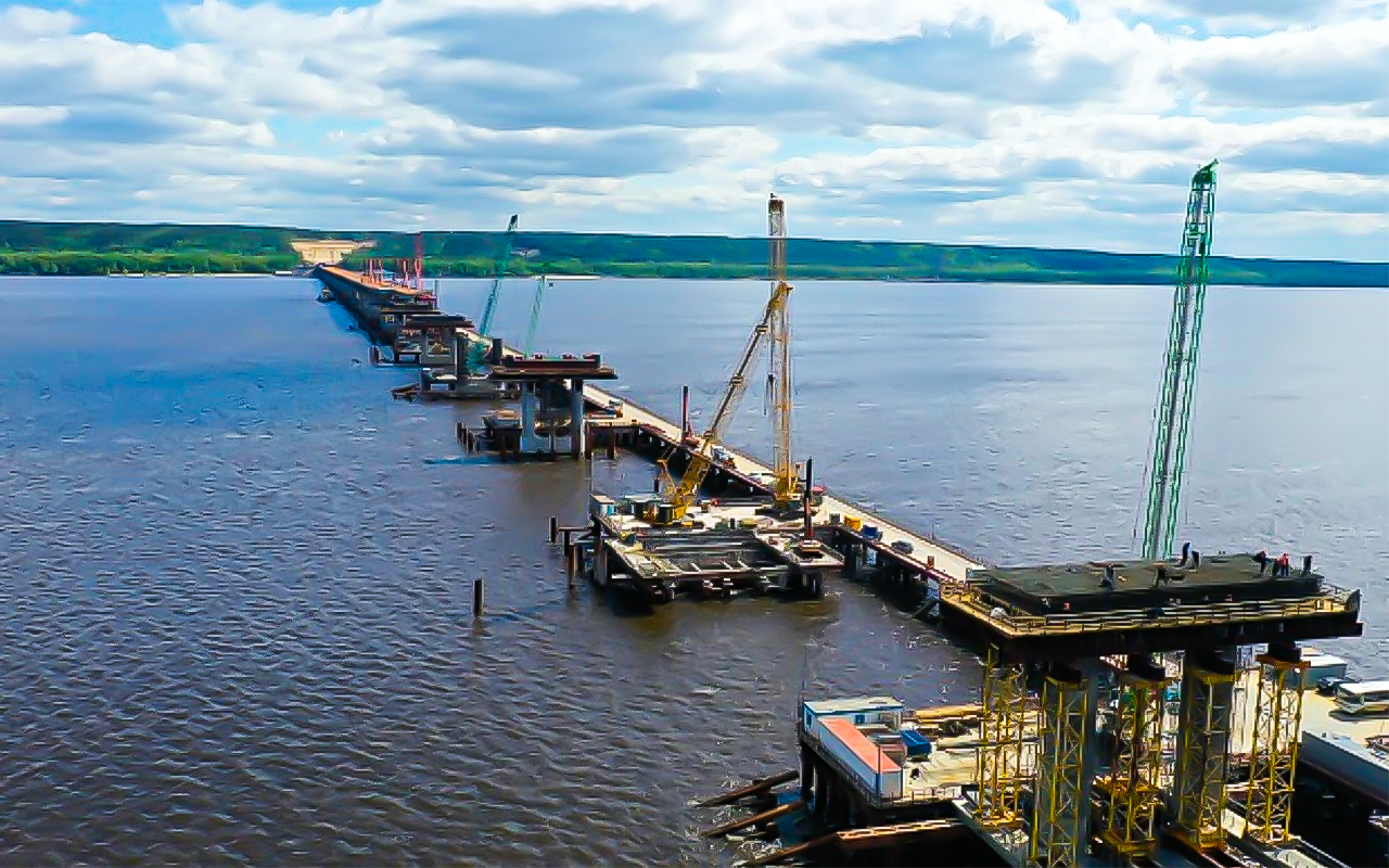 Новый мост в Татарстане соединит берега Волги уже к концу лета