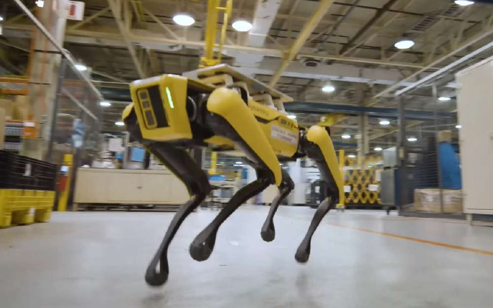 Пушистик и Пятнышко: Ford завел на заводе собак-роботов