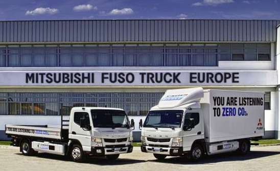 Mitsubishi тестирует в Португалии электрический грузовик 