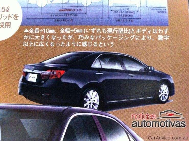 Toyota Camry - новые снимки