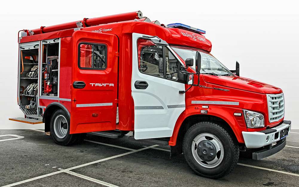 Пожарный автомобиль АЦ‑1,0-40/4 на шасси ГАЗона Next