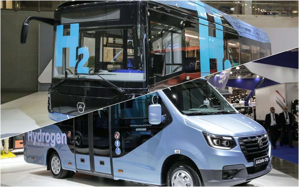 ГАЗ показал два новых автобуса на топливных элементах
