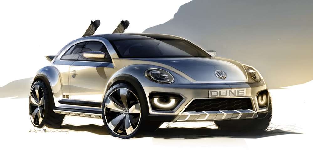 Volkswagen покажет в Детройте концепт внедорожного Beetle