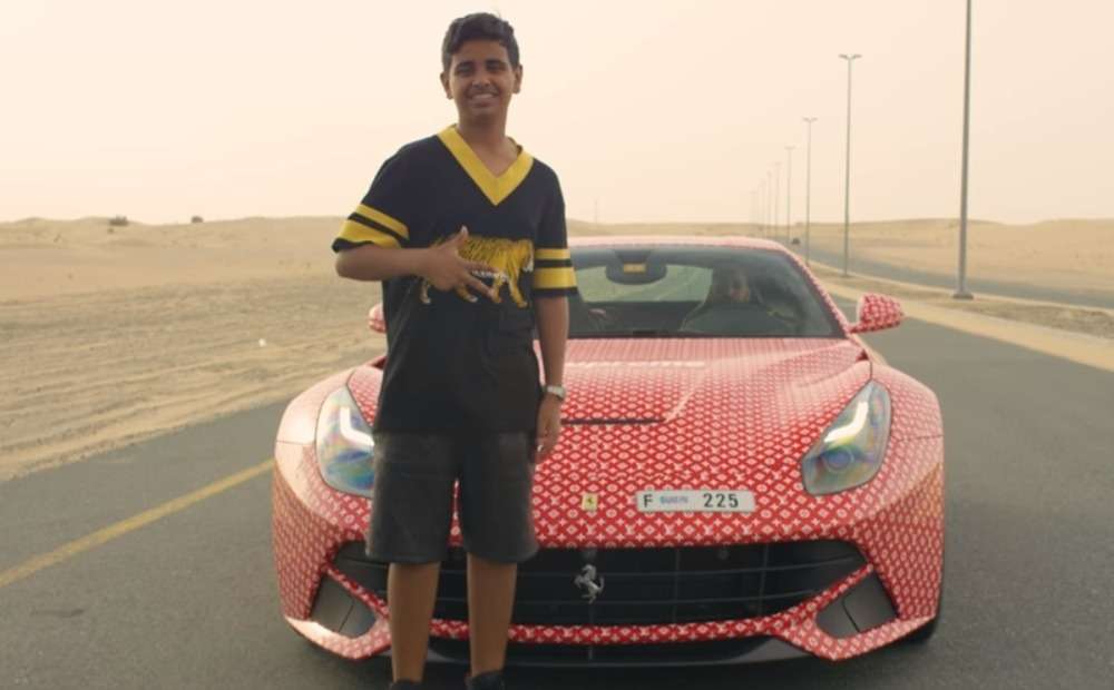 15-летний мажор закамуфлировал Ferrari под сумку Louis Vuitton