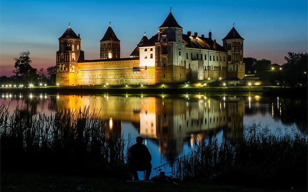 Замок в поселке Мир, Гродненская область.