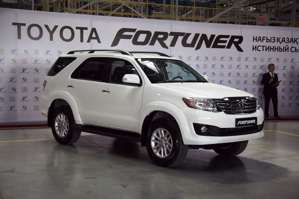 Вседорожники Toyota Fortuner начали выпускать в Казахстане