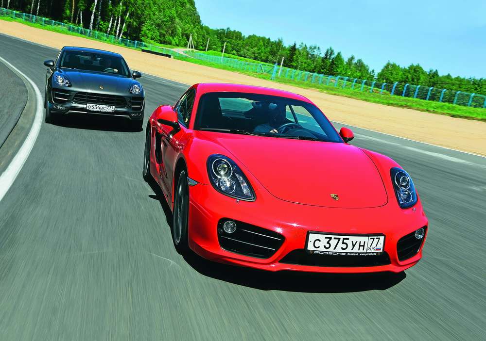 Porsche Cayman S и Macan Turbo: испытание чувств