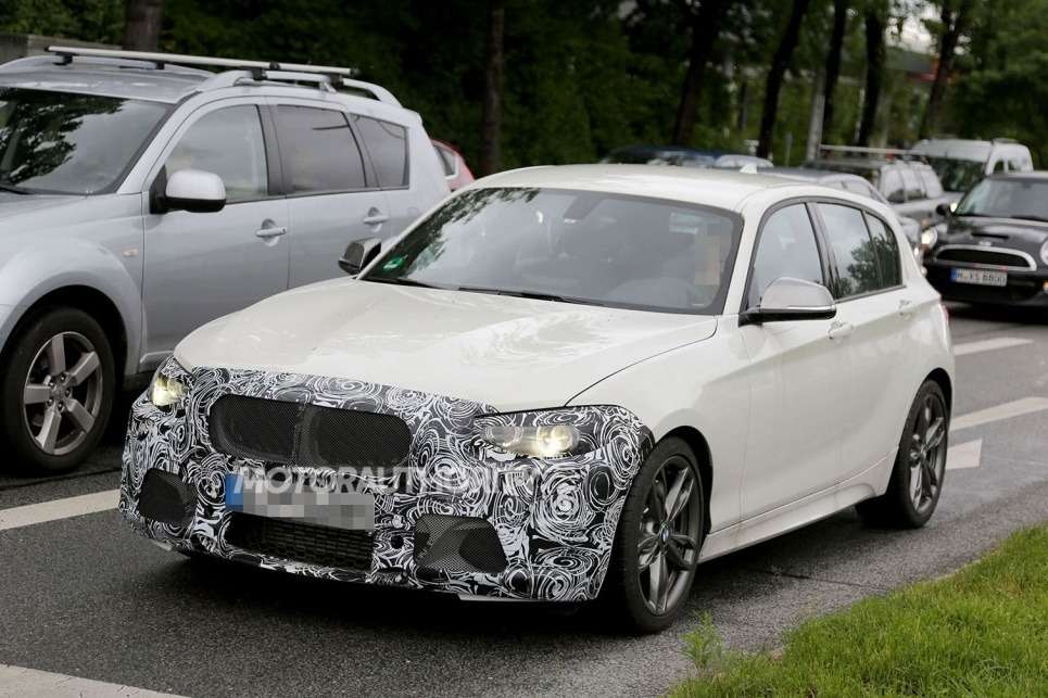 BMW начала тестировать обновленный хэтчбек 1-Series