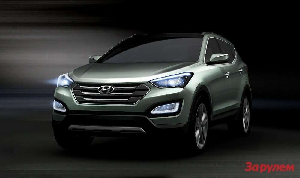 Кроссовер Hyundai Santa Fe будет семиместным