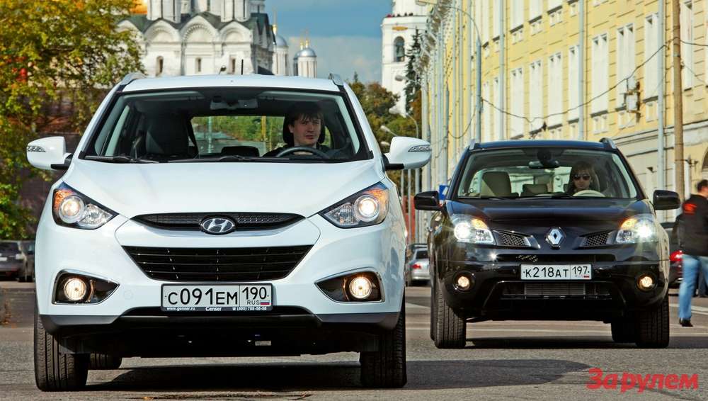 Hyundai ix35 (от 899 900 руб.) и Renault Koleos (от 999 000 руб.)