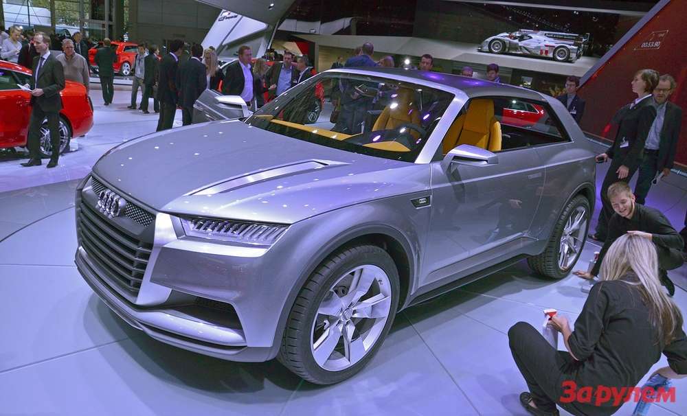 Audi представила в Париже концепт кроссовера Crosslane Coupe