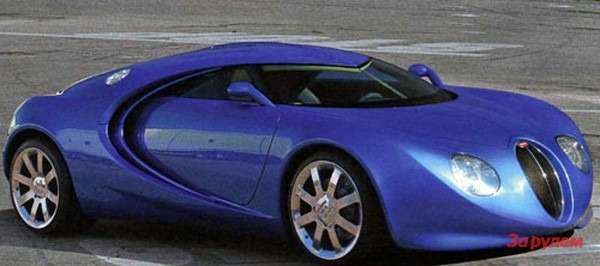 Bugatti нарисовала новый Veyron