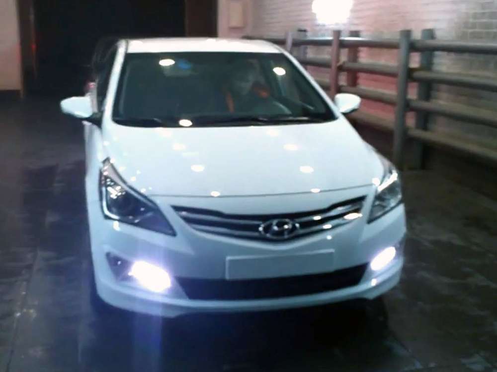 В Интернете появилось видео обновленного Hyundai Solaris 