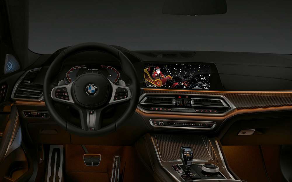 BMW устроит новогоднее шоу в медиасистемах - видео