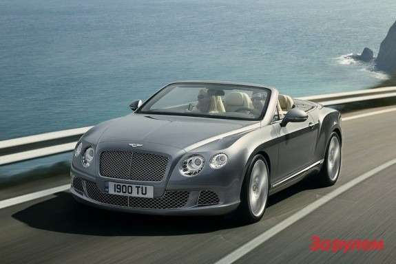 Фирма Bentley показала новый Continental GTC