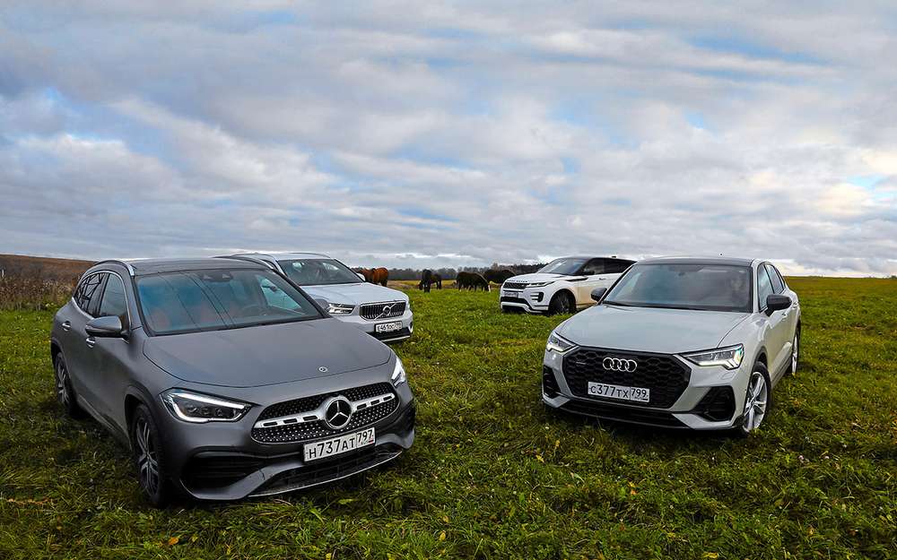 Audi, Mercedes, Range Rover и Volvo: тест в цифрах