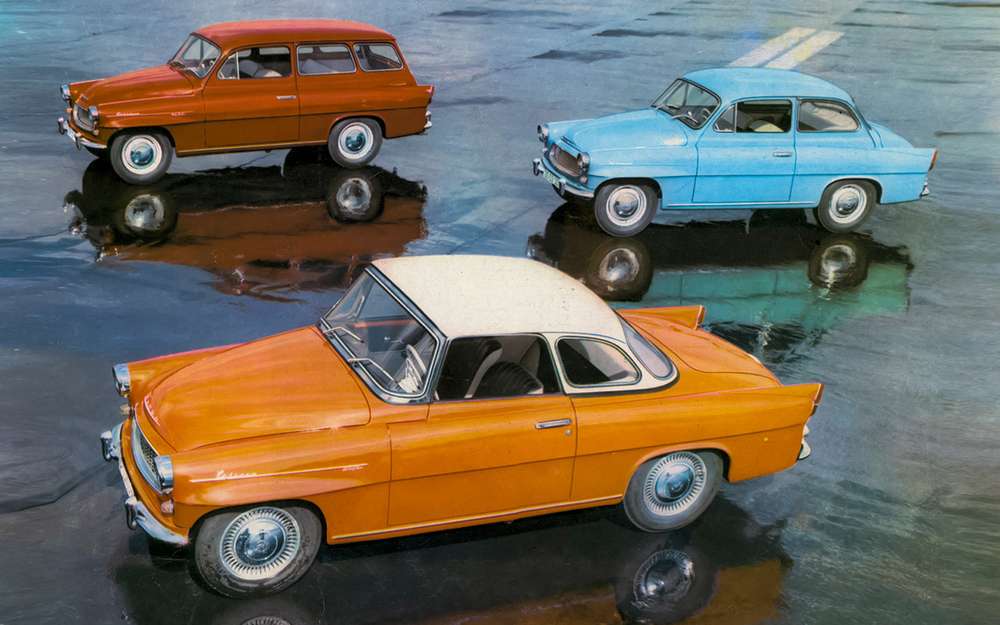 Гамма Шкоды первой половины 1960‑х - седан и универсал Octavia и родстер Felicia. Универсал делали до начала семидесятых.