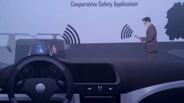Honda продемонстрировала, как смартфон защищает автомобили от столкновений 