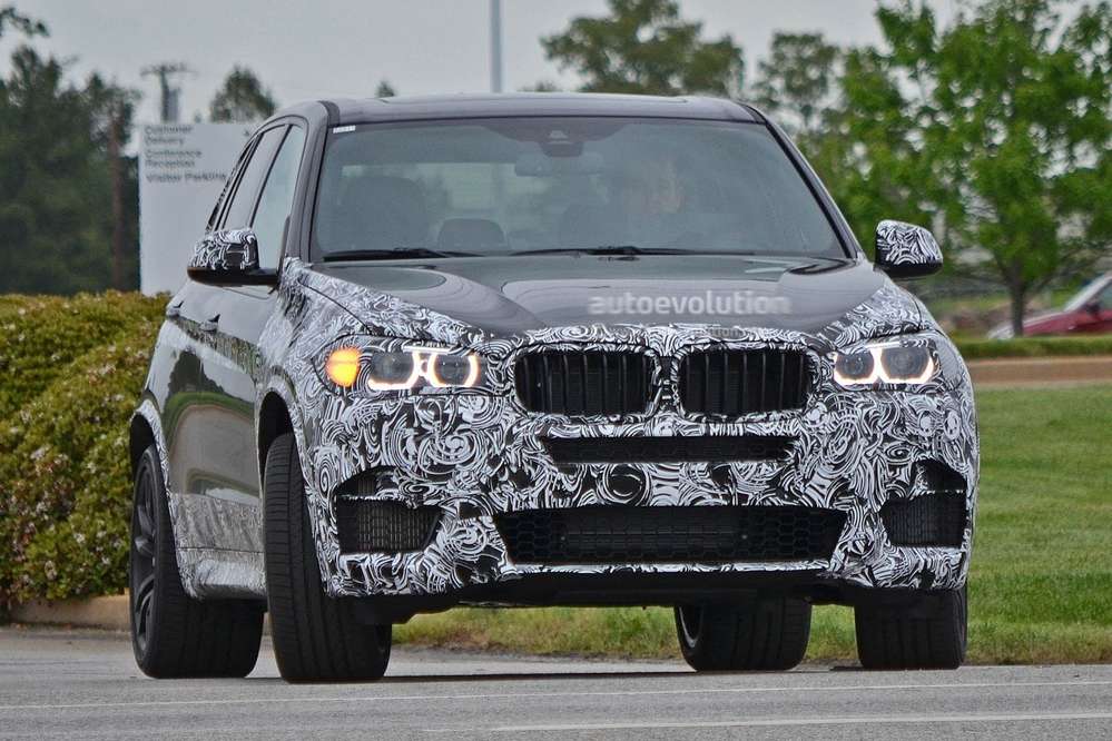 Новый BMW X5 M попал в объектив