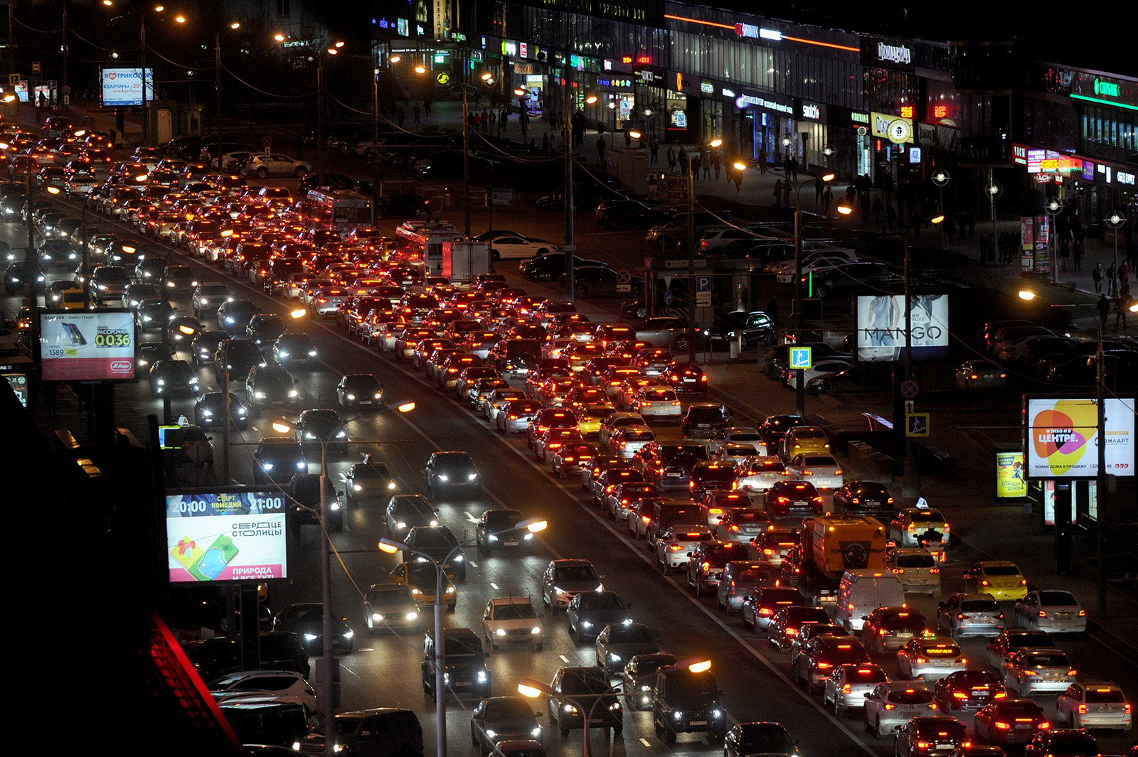 Затор в москве