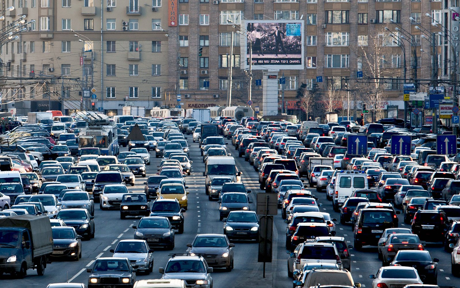 Затор в москве