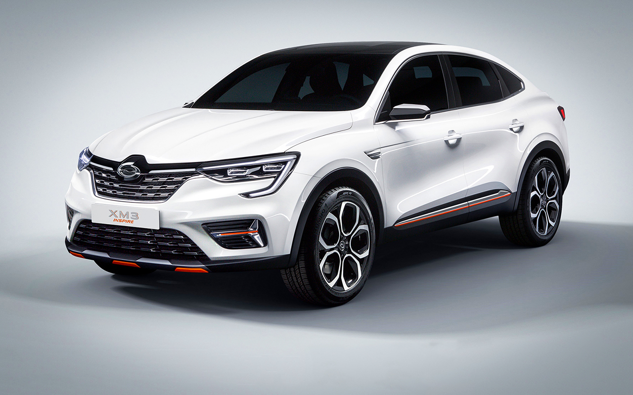 Купить б/у Renault Arkana I 1.6 CVT (114 л.с.) бензин вариатор в Химках: красный